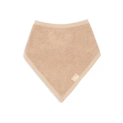 Lot de 2 bavoirs bandana éponge biscuit