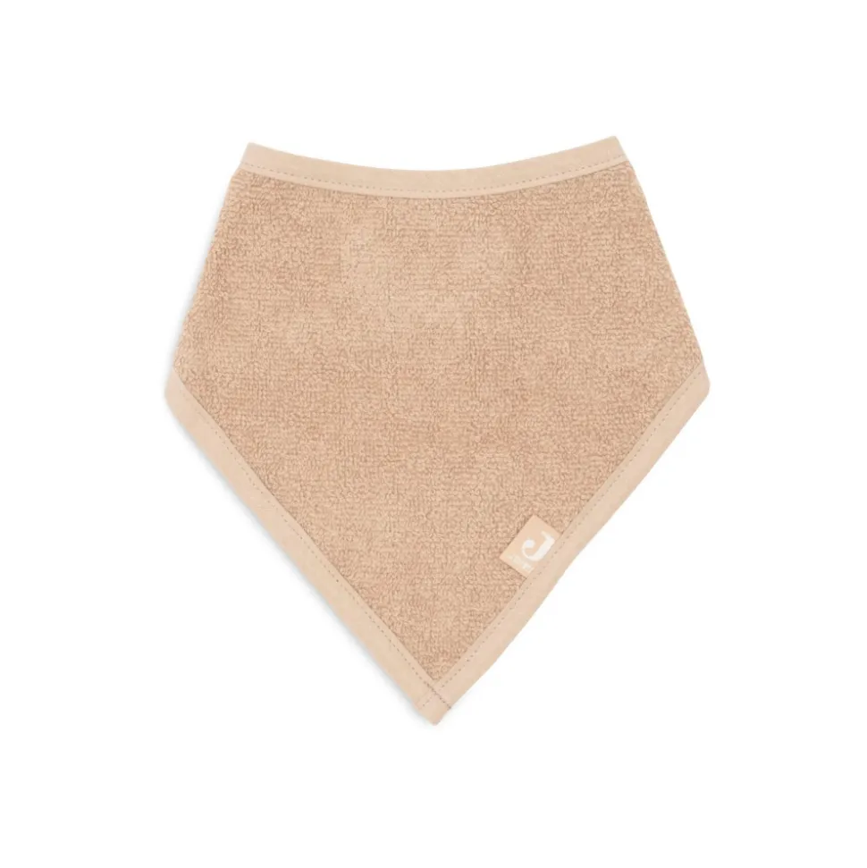 Lot de 2 bavoirs bandana éponge biscuit