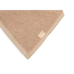 Lot de 2 bavoirs bandana éponge biscuit