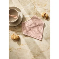 Lot de 2 bavoirs bandana éponge wild rose