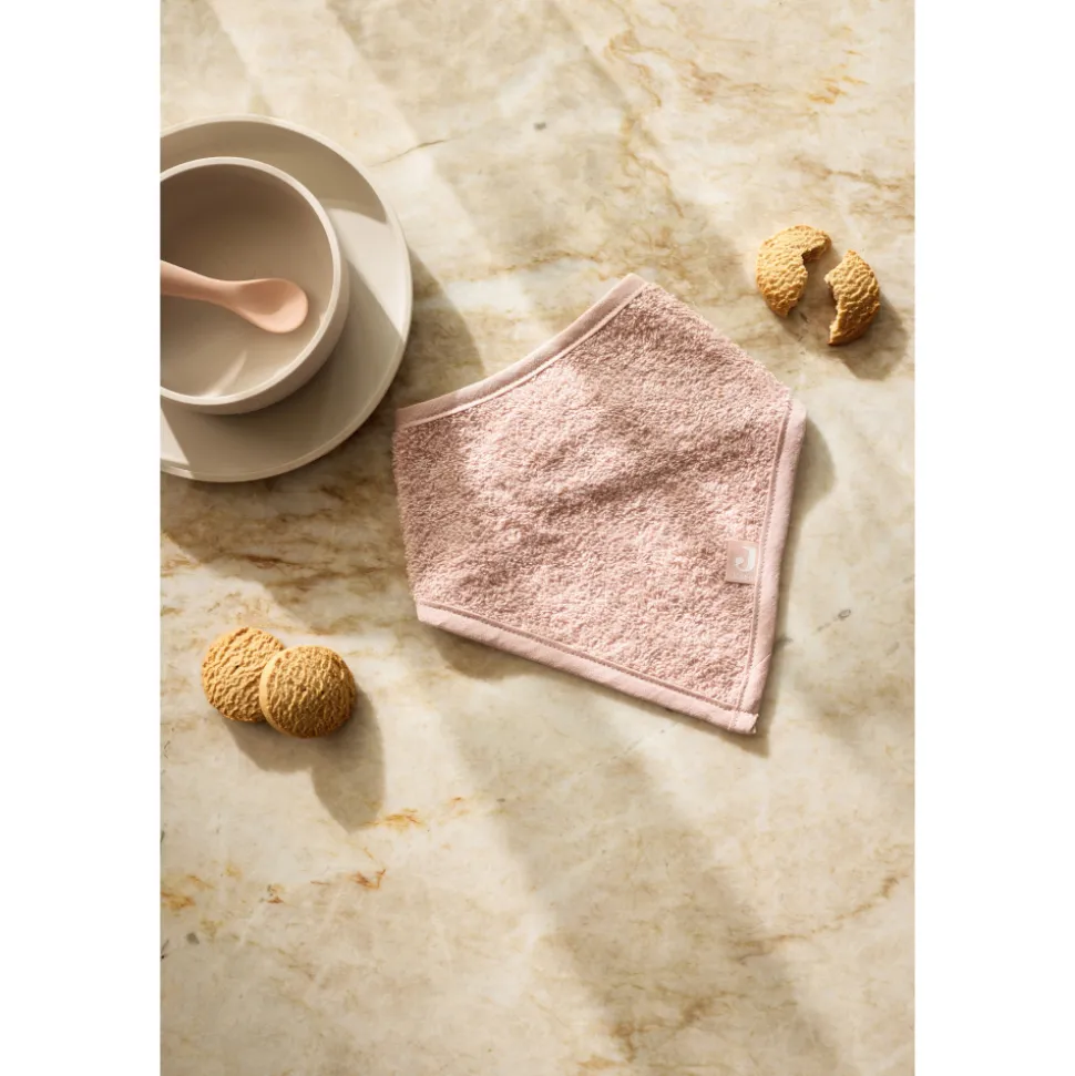 Lot de 2 bavoirs bandana éponge wild rose