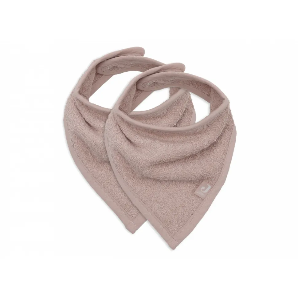 Lot de 2 bavoirs bandana éponge wild rose