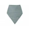 Lot de 2 bavoirs bandana velvet sea green & ivoire