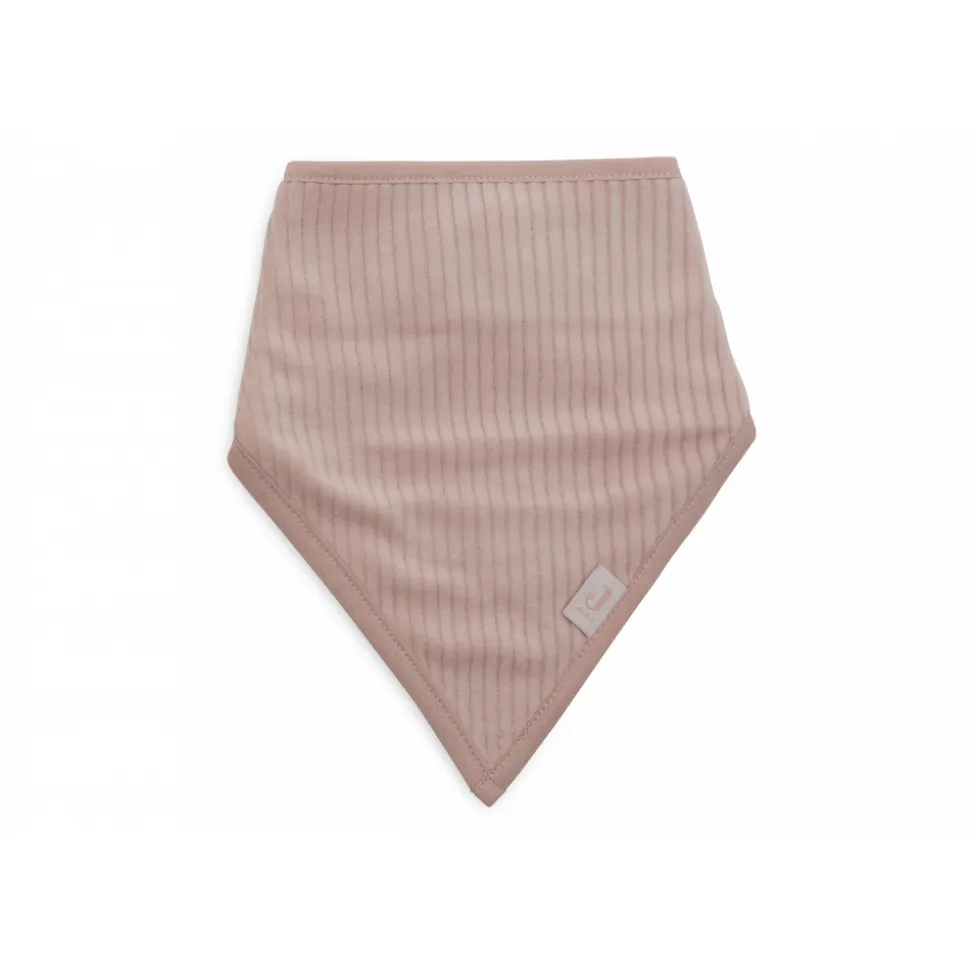 Lot de 2 bavoirs bandana velvet wild rose & ivoire