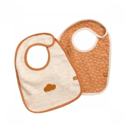 Lot de 2 bavoirs bébé orsino