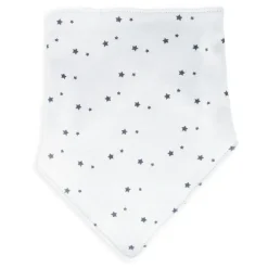 Lot de 3 bavoirs en coton elephant gris