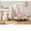 Lot de 2 bavoirs gaze de coton - soft stripes vieux rose