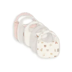 Lot de 5 bavoirs imperméables animal friends