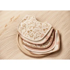 Lot de 5 bavoirs imperméables bloomy