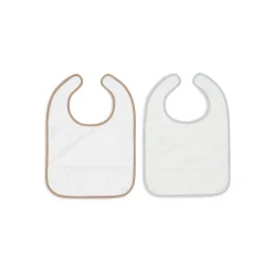 Lot de 2 bavoirs imperméables elephant tales