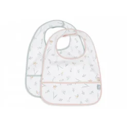 Lot de 2 bavoirs imperméables lovely birds