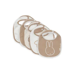 Lot de 5 bavoirs imperméables miffy heads