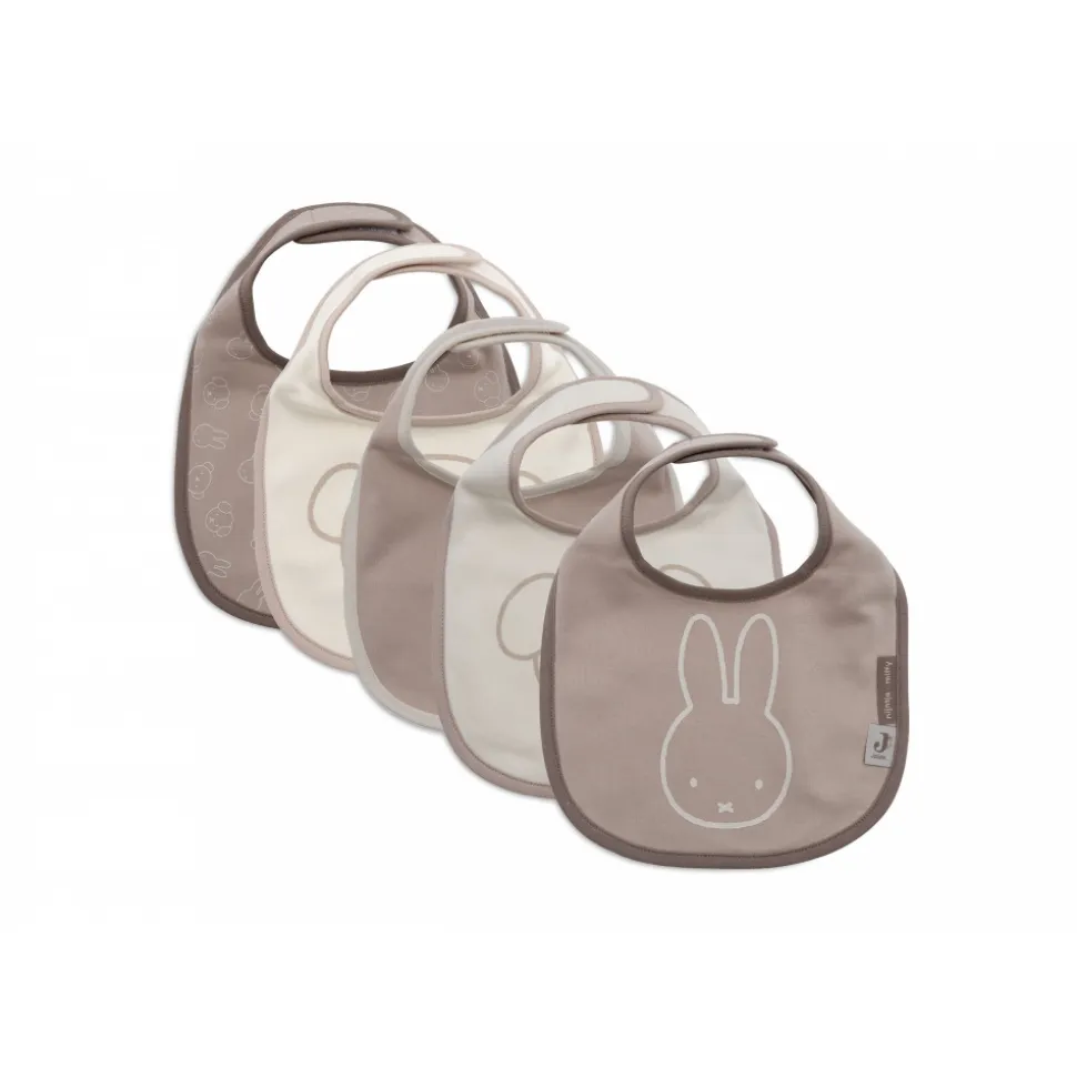 Lot de 5 bavoirs imperméables miffy and friends