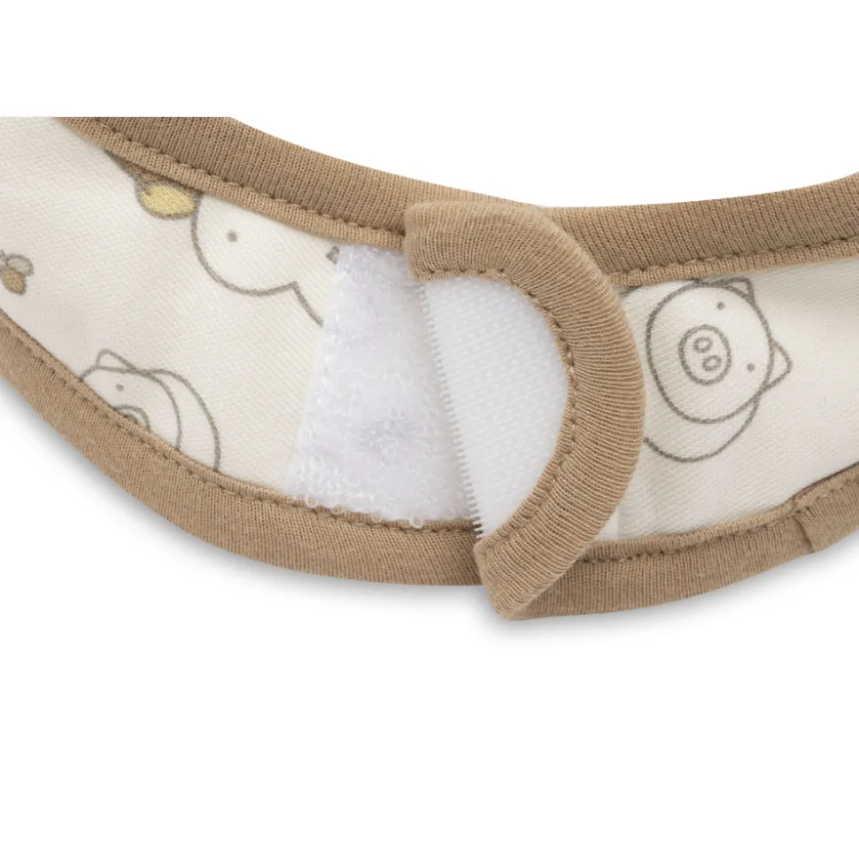 Lot de 5 bavoirs imperméables miffy family farm