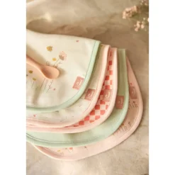 Lot de 5 bavoirs imperméables pretty picnic