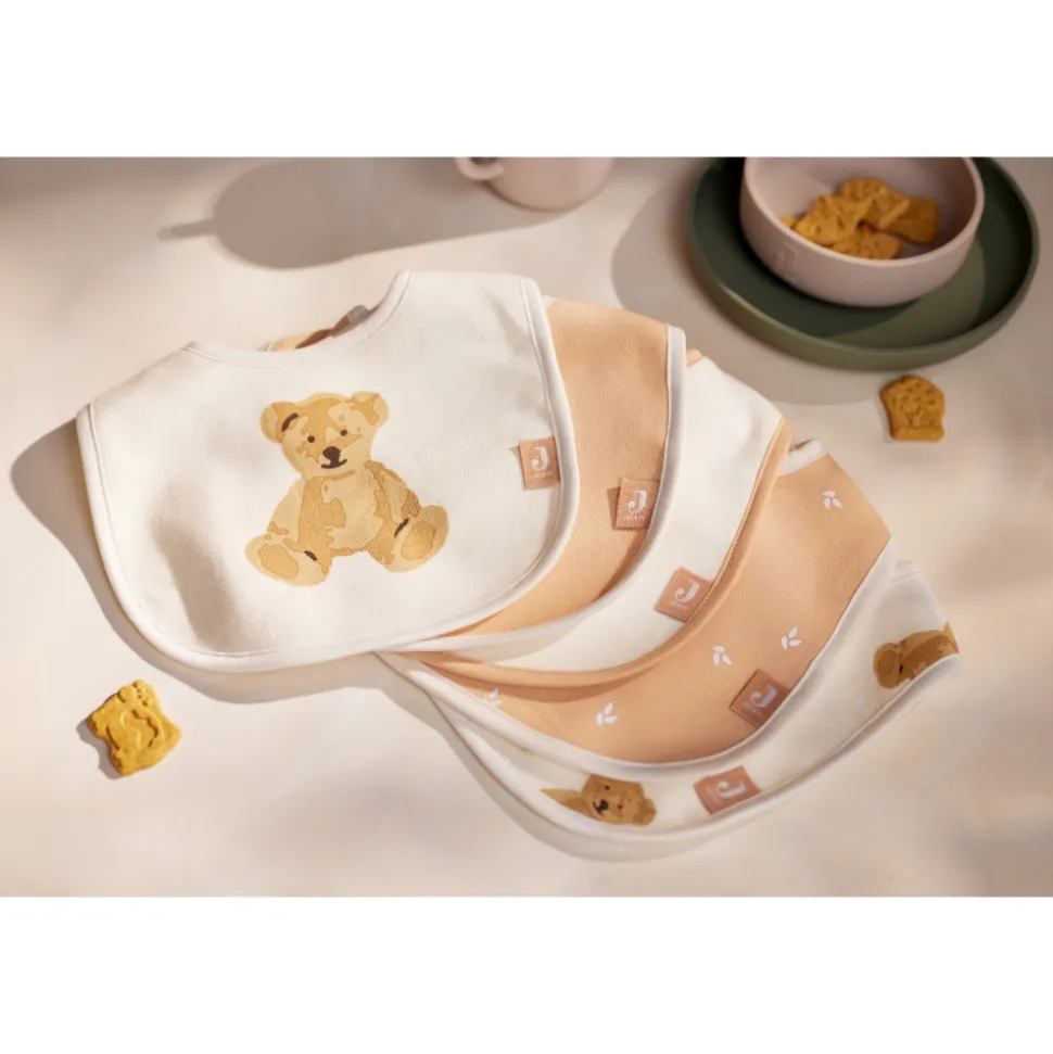 Lot de 5 bavoirs imperméables teddy bear