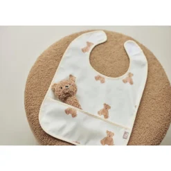 Lot de 2 bavoirs imperméables teddy bear