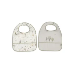 Lot de 2 bavoirs imperméables tiny park