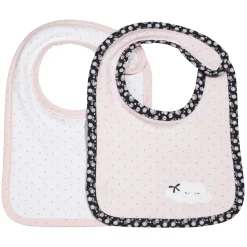 Lot de 2 bavoirs miss fleur de lune