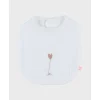 Lot de 3 bavoirs, mousseline de coton bio et éponge