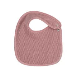 Lot de 6 bavoirs naissance nid d'abeille unis rose