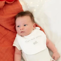 Lot de 2 bavoirs naissance noël