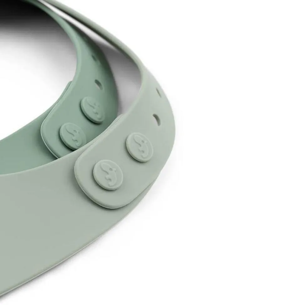 Lot de 2 bavoirs récupérateurs croco vert