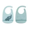 Lot de 2 bavoirs récupérateurs elphee bleu
