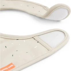 Lot de 2 bavoirs velcro lalee sable