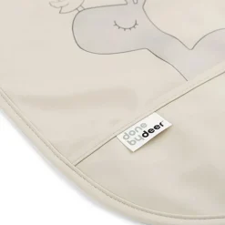 Lot de 2 bavoirs velcro lalee sable