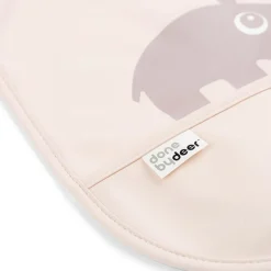 Lot de 2 bavoirs velcro ozzo rose
