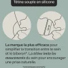 Lot de 2 biberons anti-colique avancé transparent 260 ml