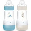 Lot de 2 biberons anti-colique 260 ml océan et nature