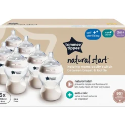 Lot de 6 biberons closer to nature 260ml