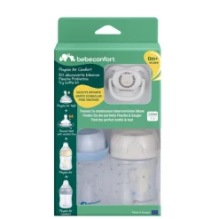 Lot de 2 biberons physio air confort 150 ml + tétine 0-6 mois s sand