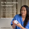 Lot de 2 biberons verre bébé silicone natural start 150 ml