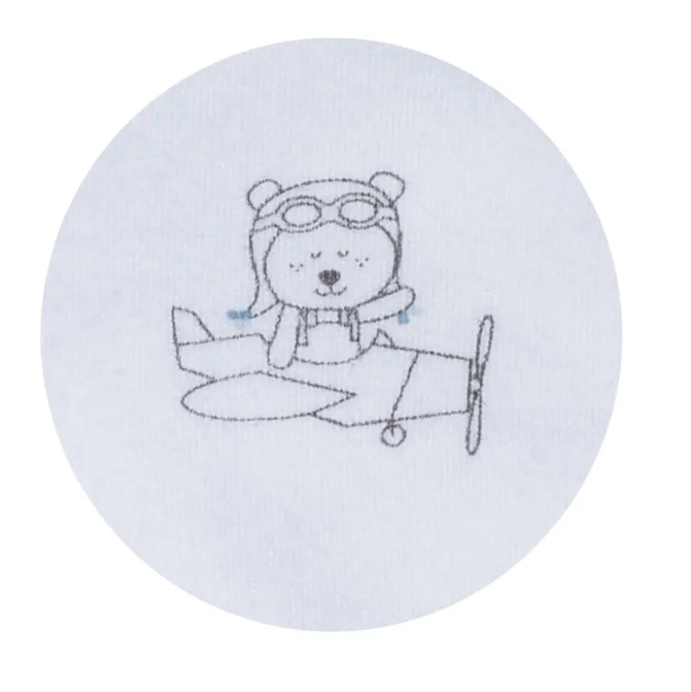 Lot de 2 bodies blanc et bleu naissance lazare