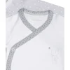 Lot de 2 bodies blanc et gris 3 mois céleste