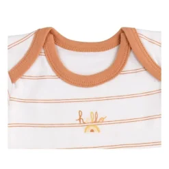 Lot de 3 bodies 6 mois manches courtes sunlight
