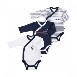 Lot de 3 bodies naissance baby sailor