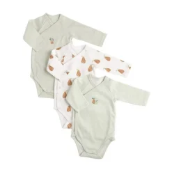 Lot de 3 bodies naissance botanica