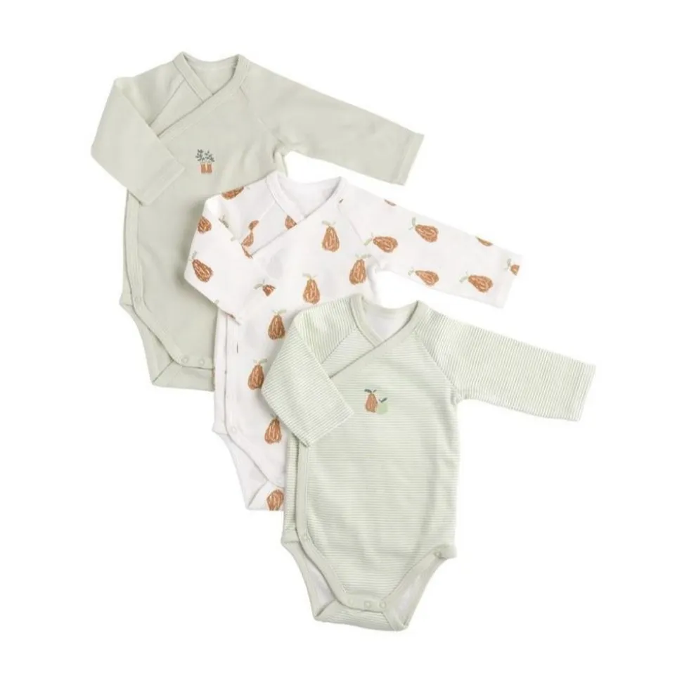 Lot de 3 bodies naissance botanica