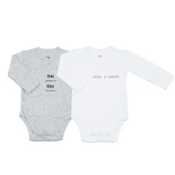Lot de 2 body mini maxi prématuré