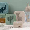 Lot de 3 boites à goûter deer friends lalee sable mixte