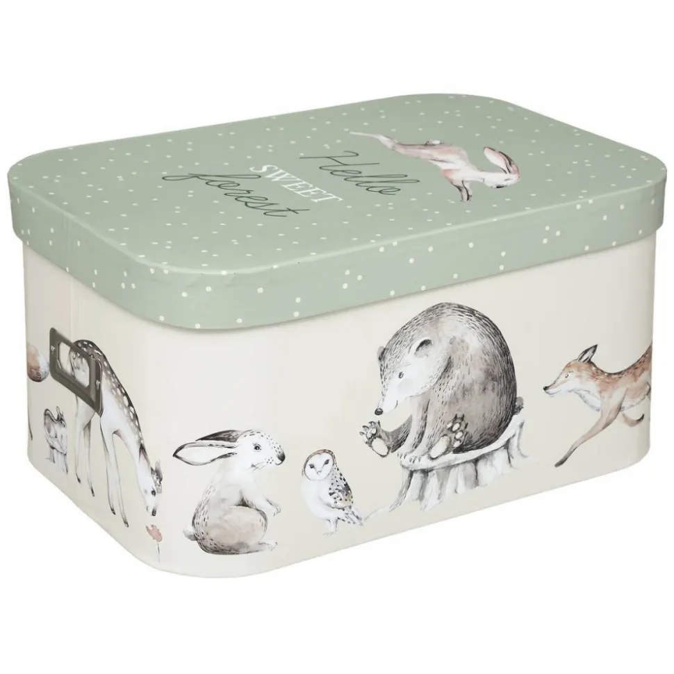 Lot de 3 boîtes de rangement forêt