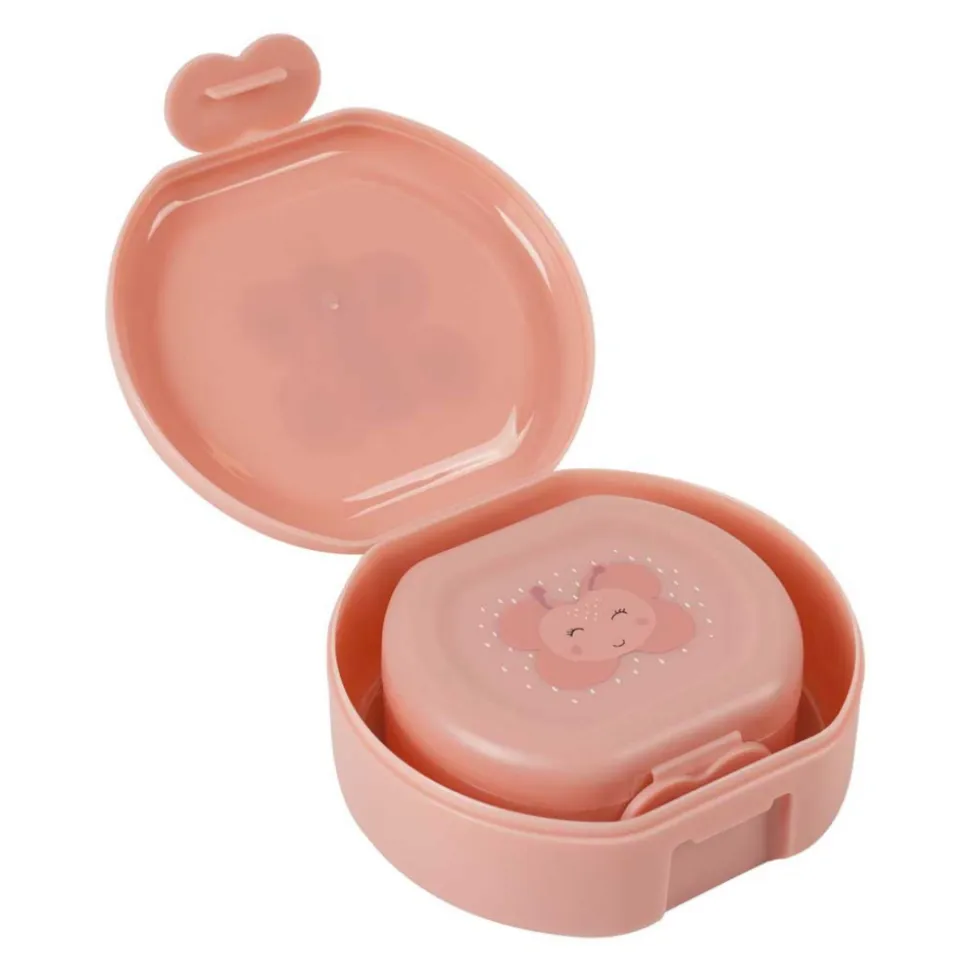 Lot de 2 boîtes à goûter à clip rondes - mrs. butterfly