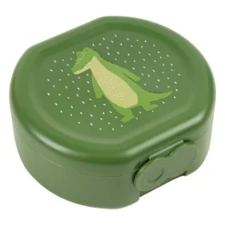 Lot de 2 boîtes à goûter à clip rondes - mr. alligator