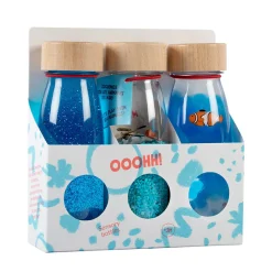 Lot de 3 bouteilles sensorielles serenity