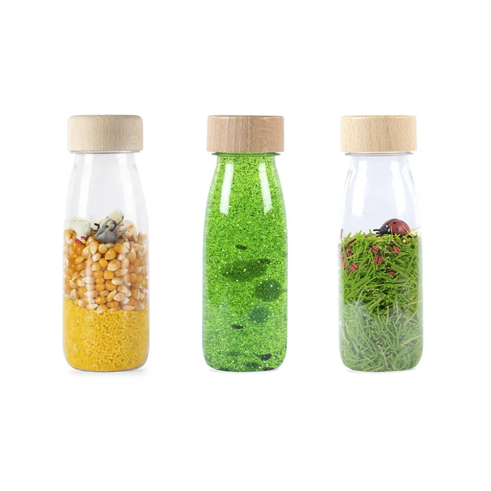 Lot de 3 bouteilles sensorielles life