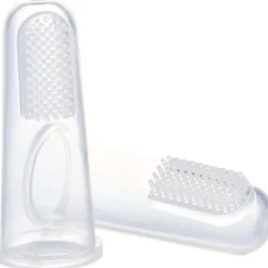 Lot de 2 brosses à dent silicone